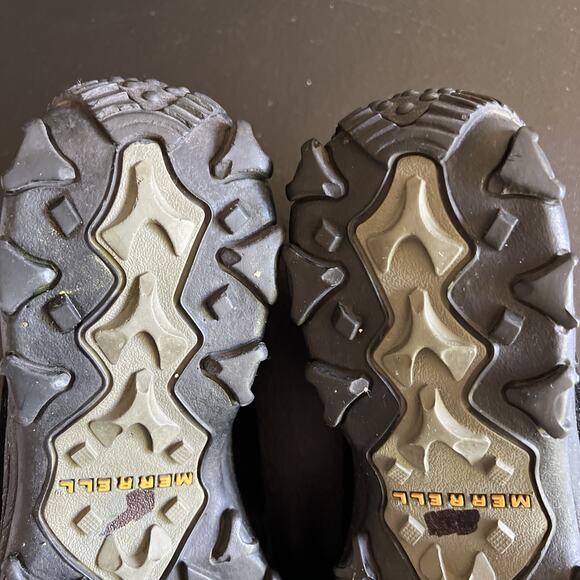 MERRELL Winter Moc Shoe Mens Size 10M Black Slip On Suede Casual Comfort - Picture 9 of 12